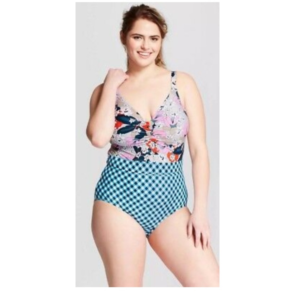 NWT Social Angel Plus Size Swimsuit 1X